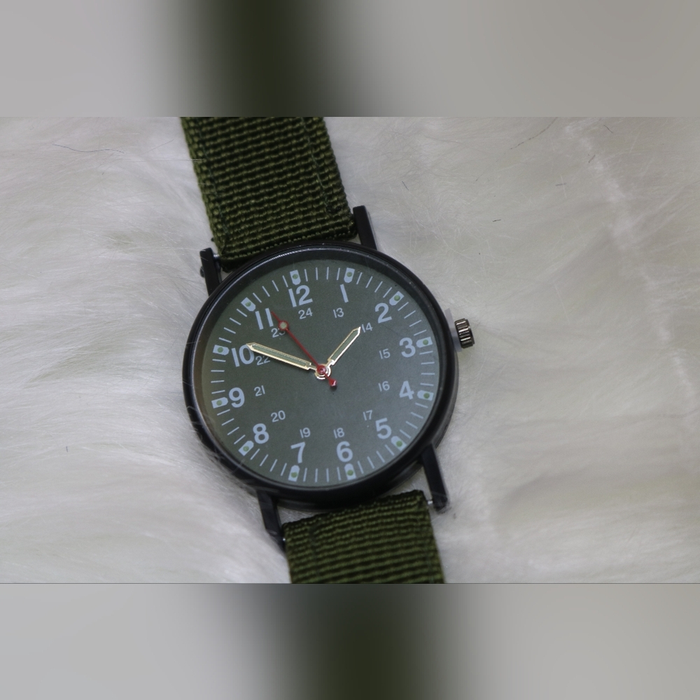 3 US Army Field Watch 1970's Style - Green, Black, & Navy Blue - Picture 16 of 16